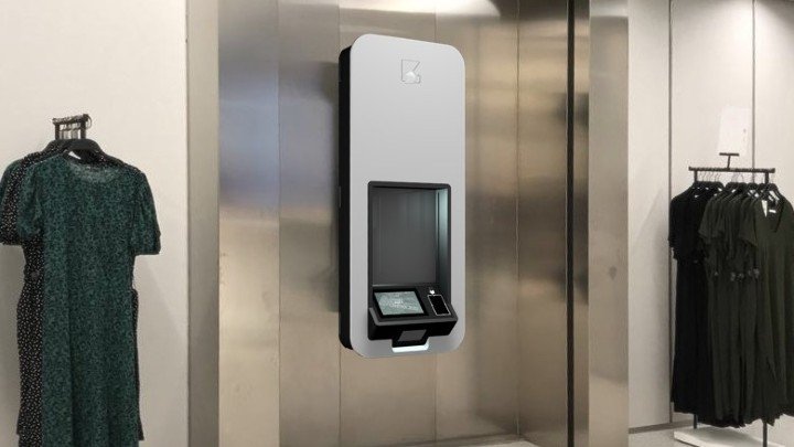 Ponto de entrega automático de compras online